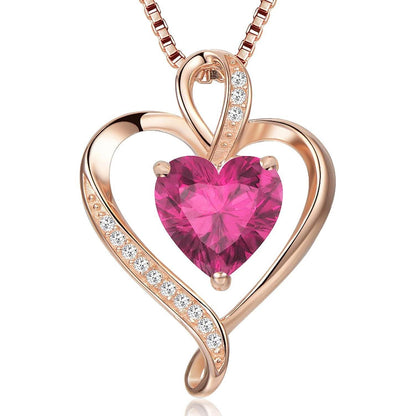 Silber Herz Halskette Damen 925 Sterling Silber Geschenk