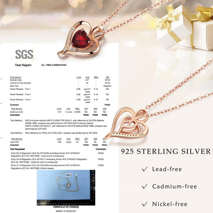 Silber Herz Halskette Damen 925 Sterling Silber Geschenk