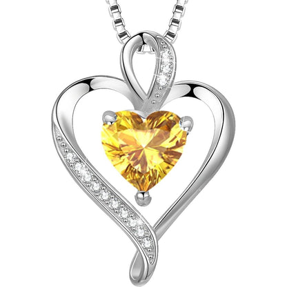 Silber Herz Halskette Damen 925 Sterling Silber Geschenk