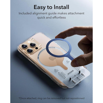 MagSafe Metallring für Handyhüllen, Dunkelblau, 2 Stück