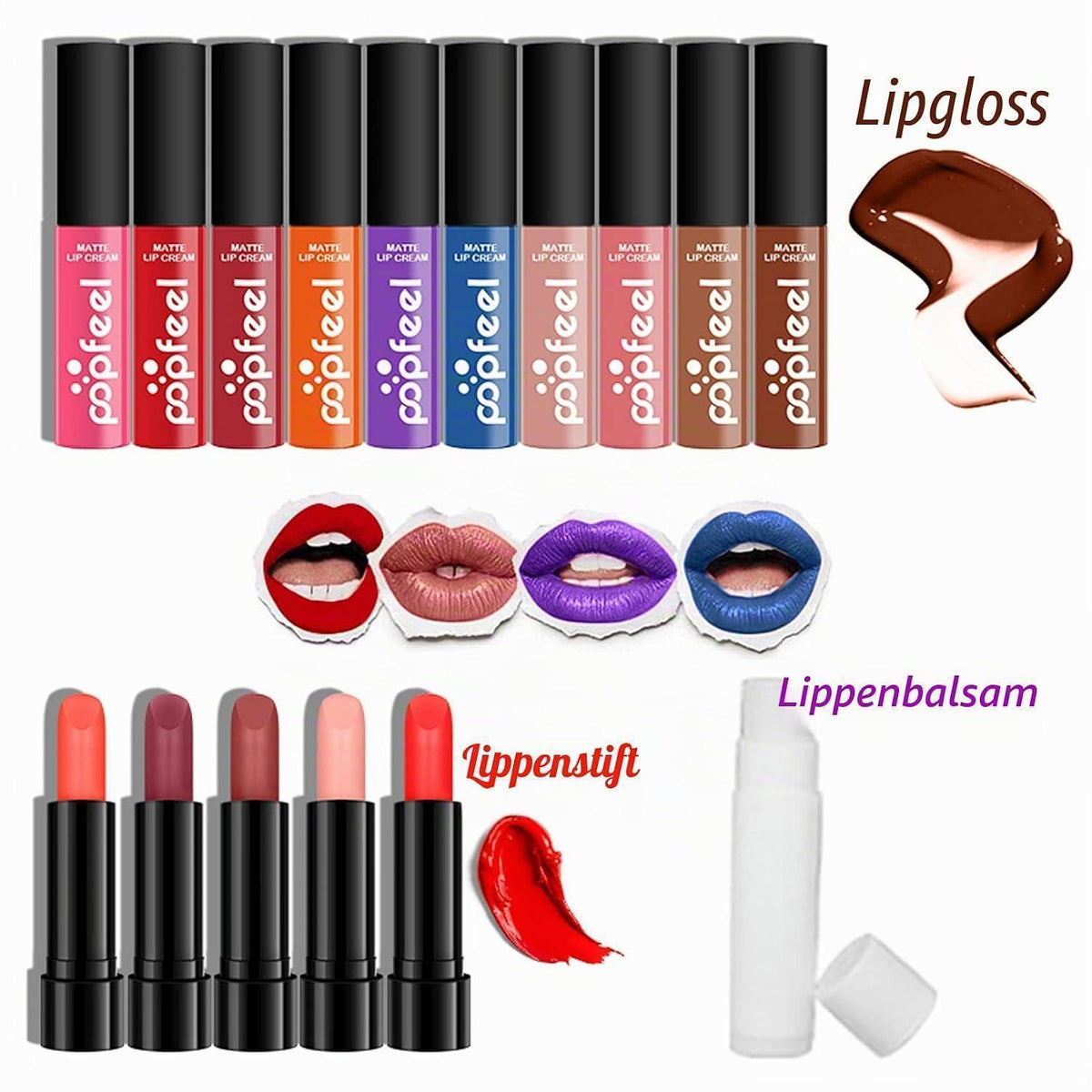 Professionelles Make-up Set 32tlg. mit Schminktasche