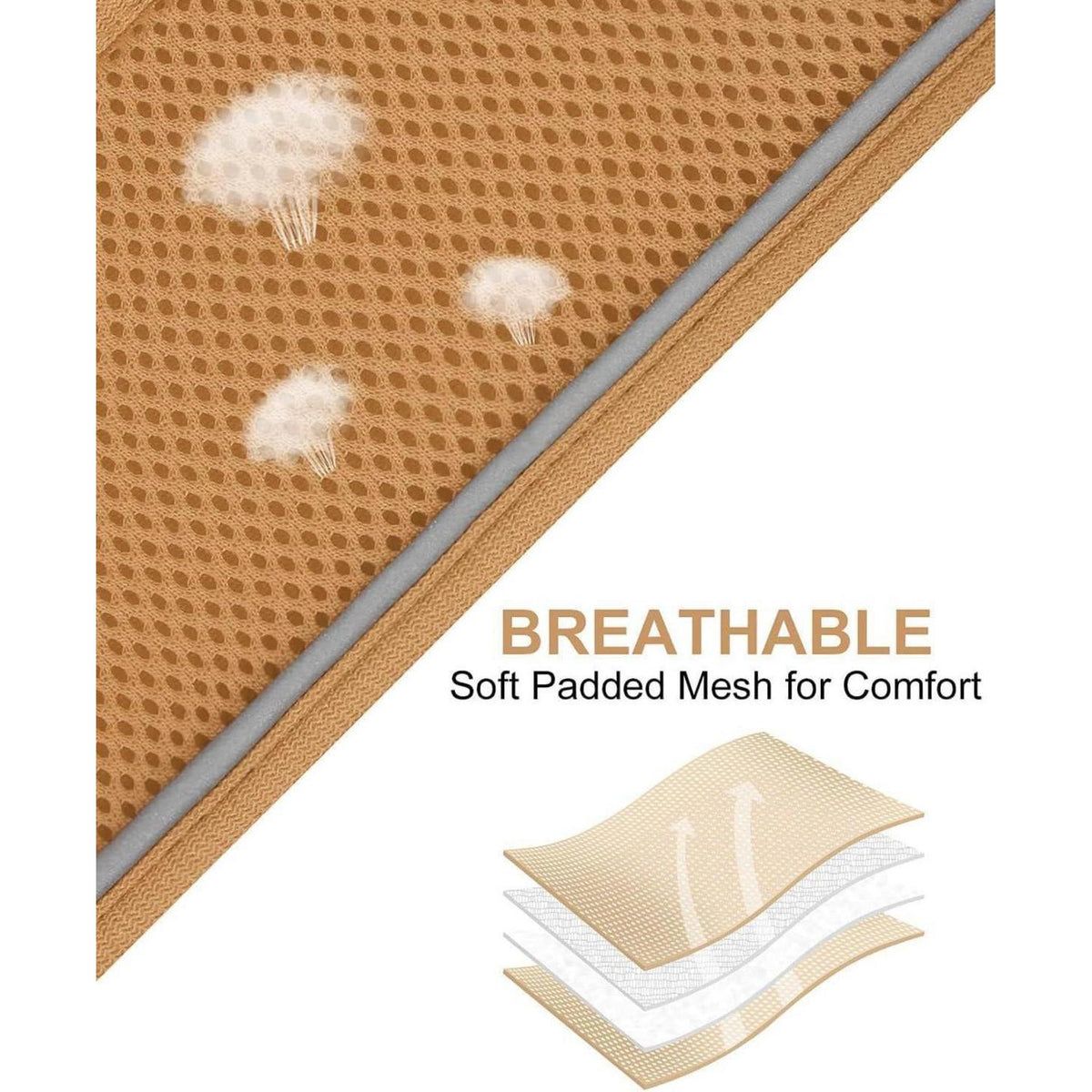 Hundegeschirr Air-Mesh Khaki S