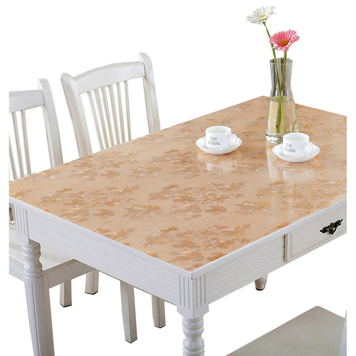 PVC Tischdecke wasserdicht 80x200cm - Tischfolie für Küche & Büro