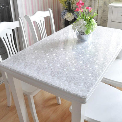PVC Tischdecke wasserdicht 80x200cm - Tischfolie für Küche & Co.