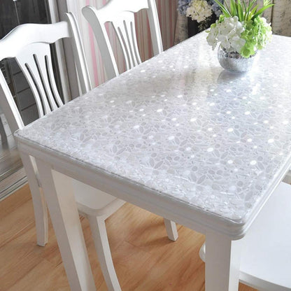 PVC Tischdecke wasserdicht 80x200cm - Tischfolie für Küche & Co.