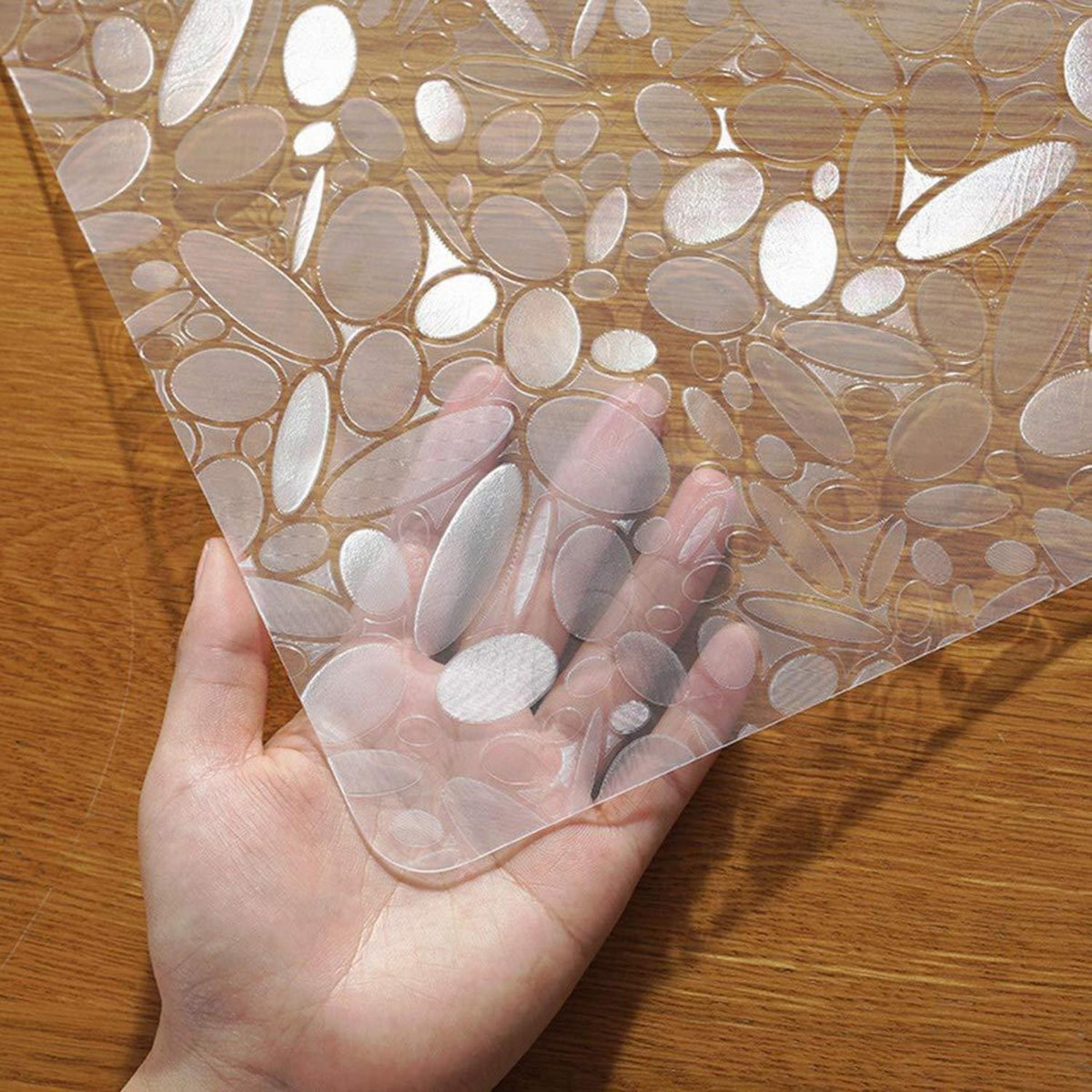 PVC Tischdecke wasserdicht 80x200cm - Tischfolie für Küche & Co.
