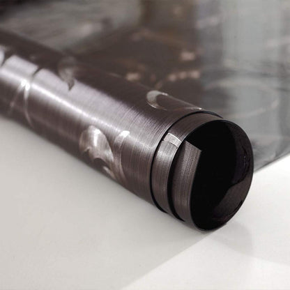 PVC Tischdecke wasserdicht braun 80x200cm - Tischfolie & Tischschutz
