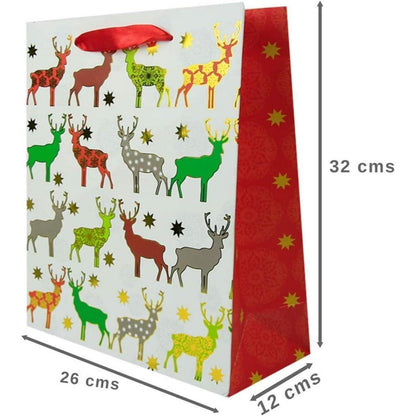 Weihnachtstüte Geschenktüten 32x26x12cm Weihnachtsthemen