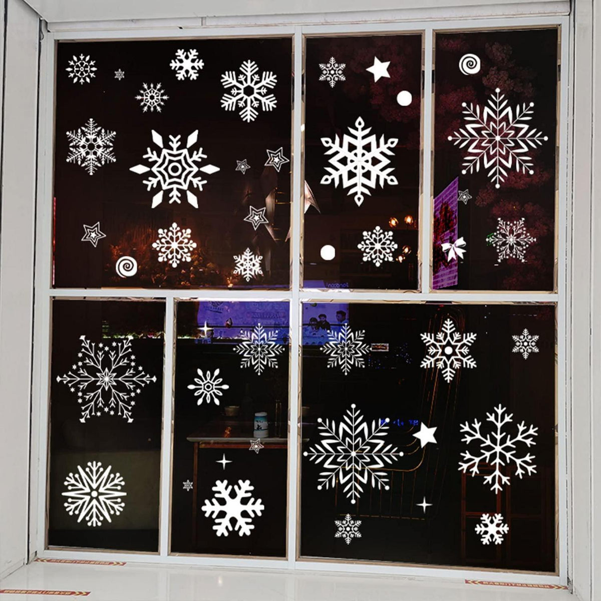 Weihnachtsfensterbilder 254 Stück – Fensterdeko für Haus & Schaufenster