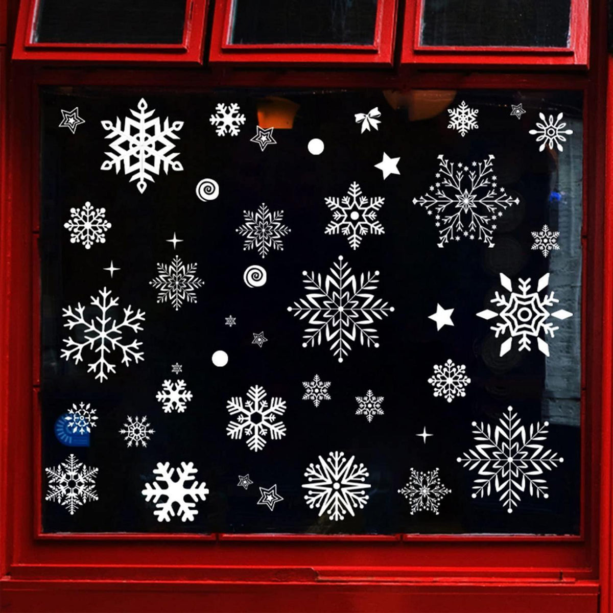 Weihnachtsfensterbilder 254 Stück – Fensterdeko für Haus & Schaufenster