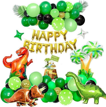 Dinosaurier Geburtstagsdeko Luftballons für Kindergeburtstag - XXL Set