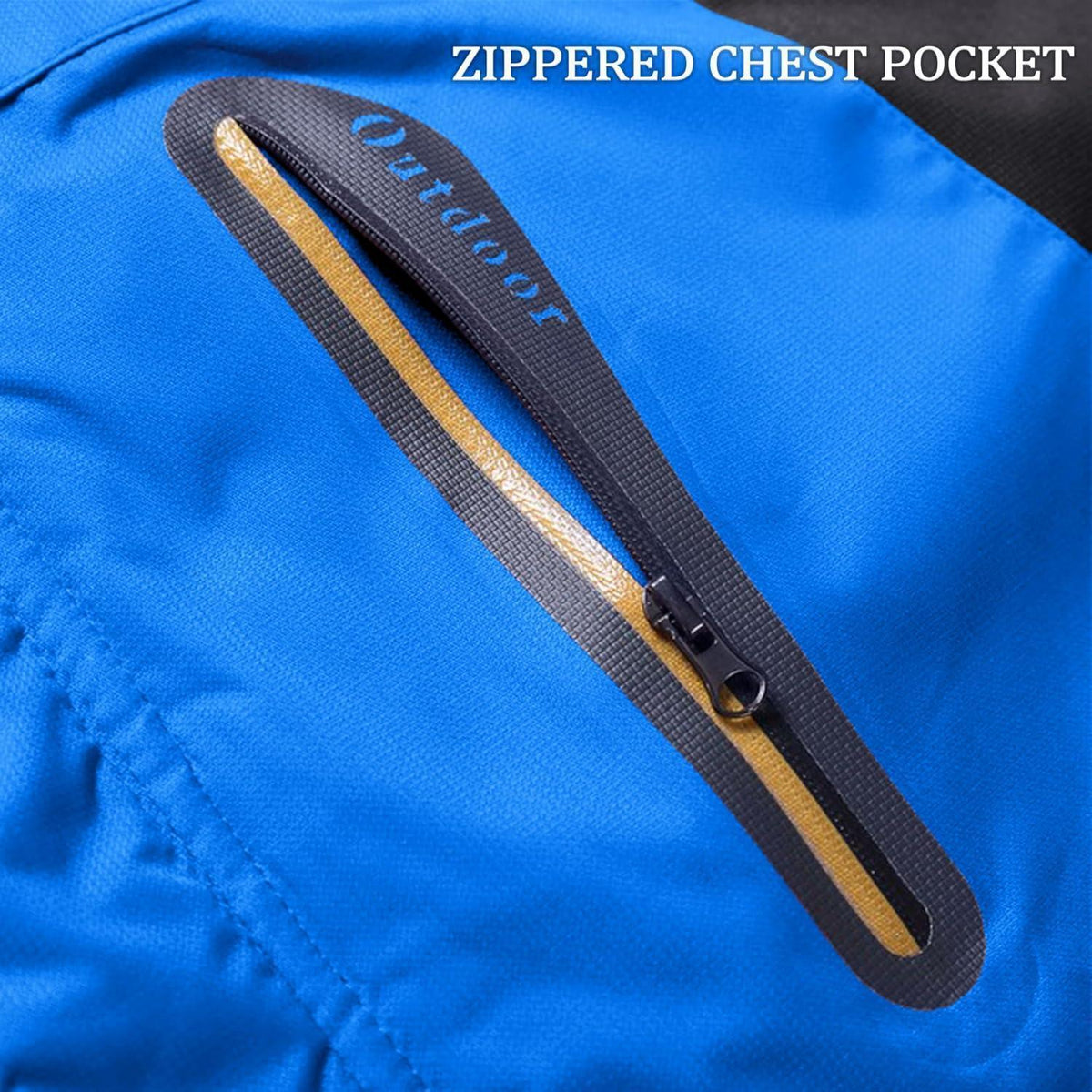 Herren Winterjacke Wasserdicht Warm Königsblau 3XL