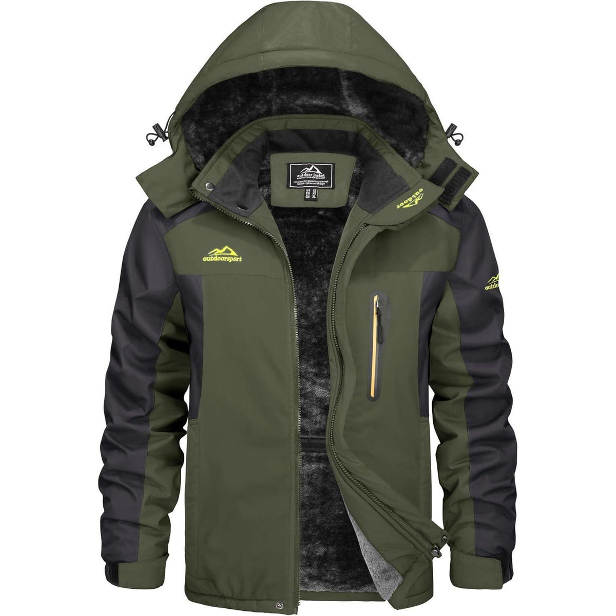 Herren Winterjacke Wasserdicht & Warm – Skijacke Outdoorjacke