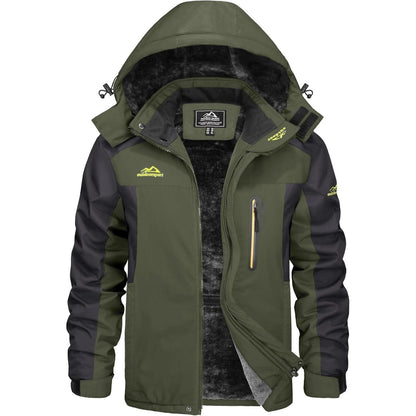 Herren Winterjacke Wasserdicht & Warm – Skijacke Outdoorjacke