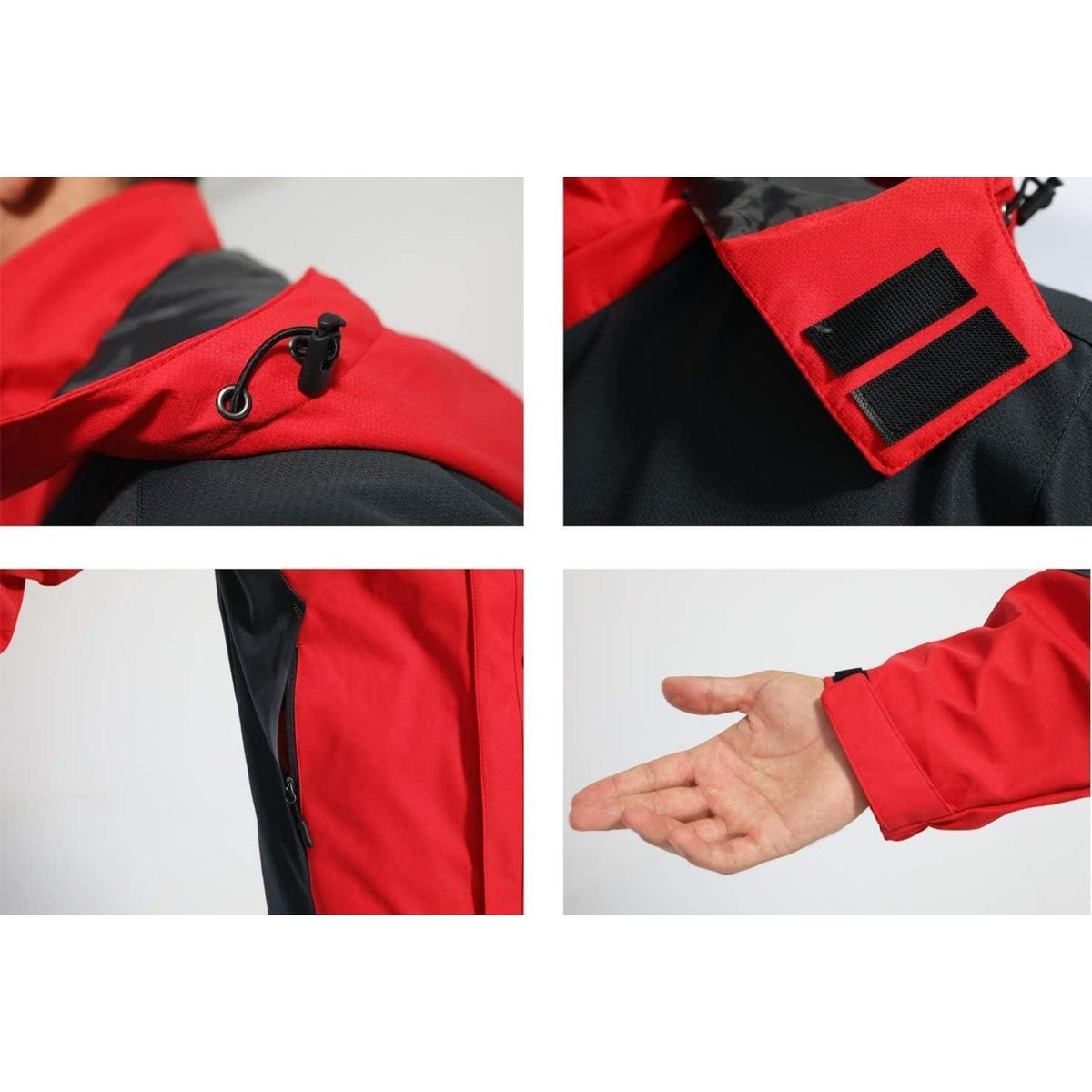 Herren Softshelljacke wasserabweisend mit Kapuze Schwarz-grau