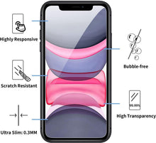 NEW'C iPhone 11 Mattschwarze Hülle + 2 Panzer Schutz Glas