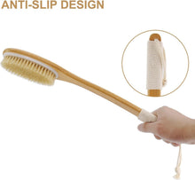 Bambus Rückenbürste 43cm | Naturborsten Trockenbürste