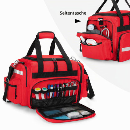 Trauma Tasche Rot – Erste Hilfe Set für Outdoor & Notfälle