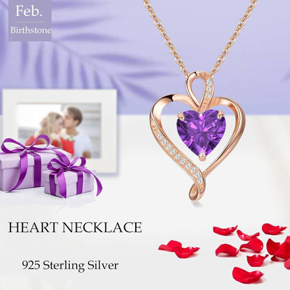 Silber Herz Halskette Damen 925 Sterling Silber Geschenk