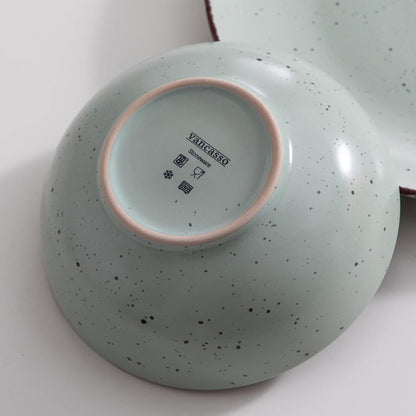 Steingut Tafelservice 16-teilig Vintage Mehrfarbig