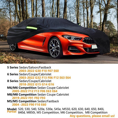 Auto Abdeckplane Wasserdicht BMW 5er/6er/8er Limousine
