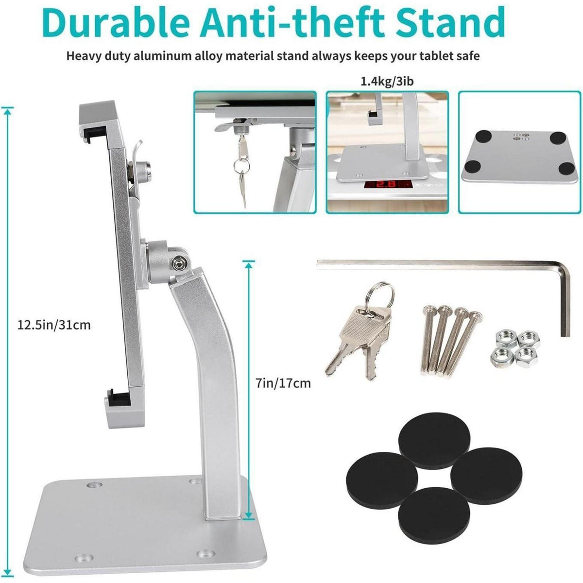 Tablet Halterung mit Diebstahlschutz – Kiosk & Commercial