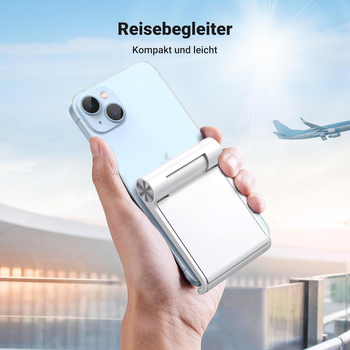 Klappbarer Handy Ständer für Schreibtisch – Universell & Verstellbar
