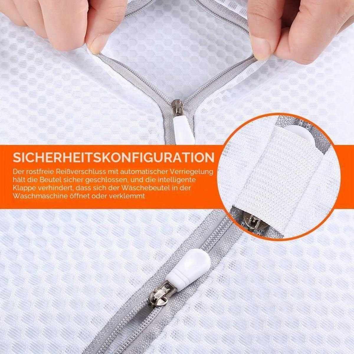 Netz Wäschebeutel Set – 3 Größen für Feinwäsche & Reise
