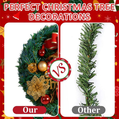 Weihnachtskranz 30cm - Festliche Deko für Tür & Adventszeit