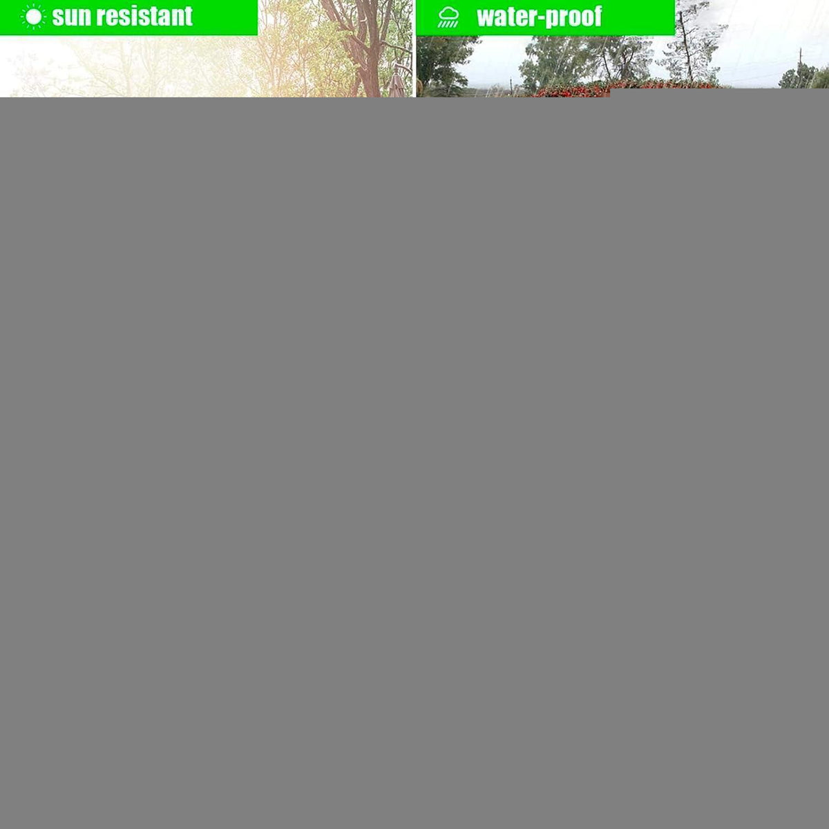 Abdeckplane Gartenmöbel Wasserdicht 600D Oxford Rechteckig