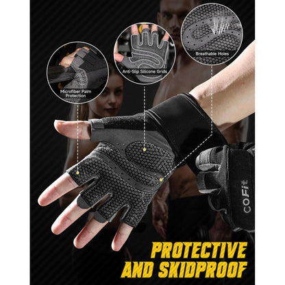 Fitness Handschuhe mit Handgelenkstütze für Krafttraining