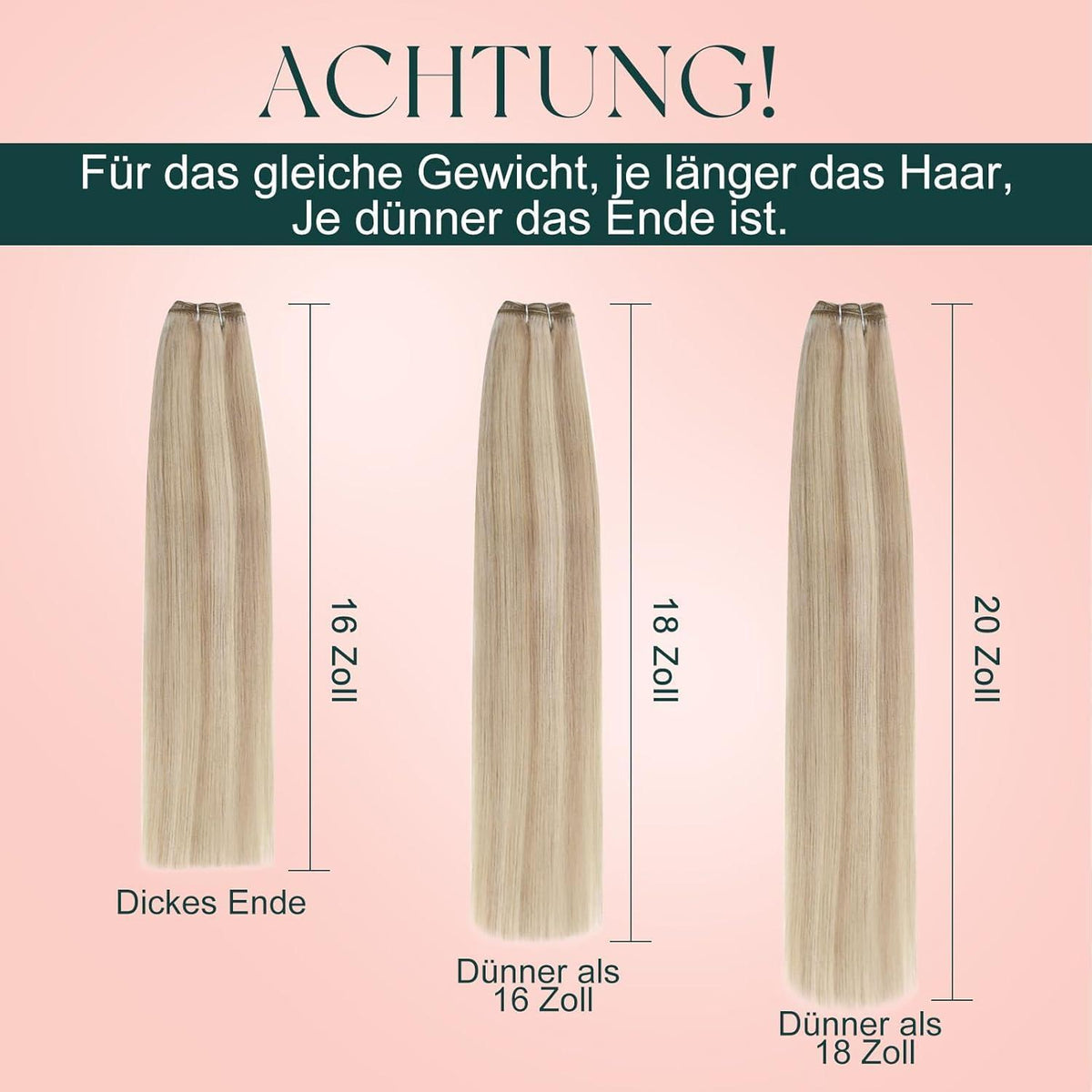 Remy Haartressen Blond 50cm – Echthaar Extensions Aschblond