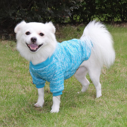 Hundepullover Blau XXL – Warmer Strickpullover für kleine Hunde
