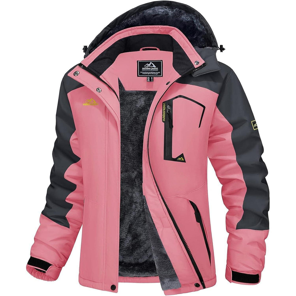 Damen Skijacke Winterjacke mit Fleece – Wasserdicht & Winddicht