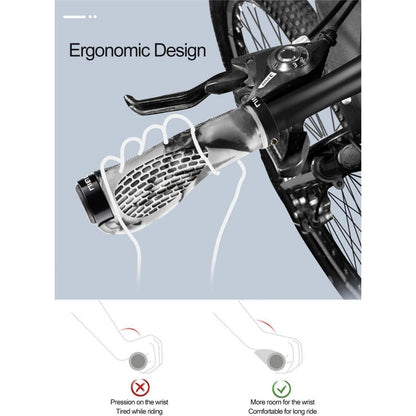 Ergonomische Fahrradgriffe Gummi Grün (1 Paar)