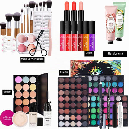 Exquisites Make-up Geschenkset – Schminkpalette für Gesicht, Augen & Lippen