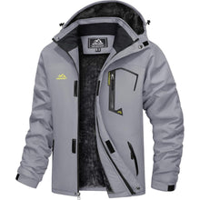 Herren Winterjacke wasserdicht & winddicht mit Fleece-Futter