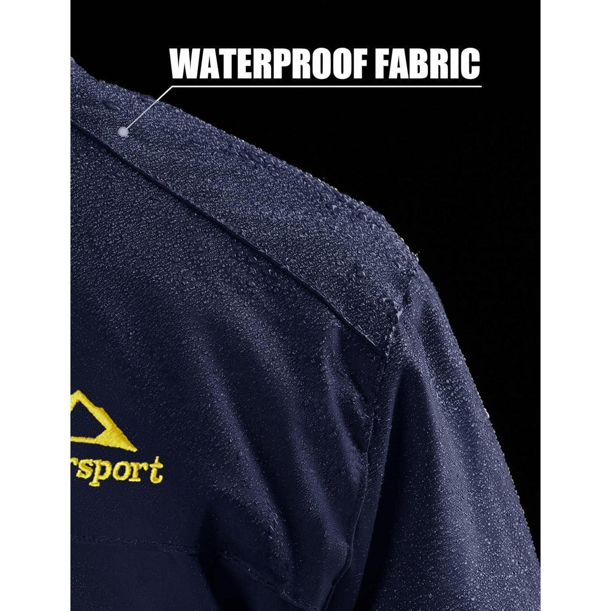 Herren Fleecejacke Winter Warm Gefüttert Skijacke Dunkelblau XXL