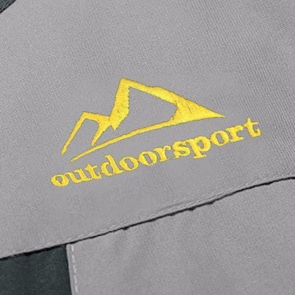 Herren Fleecejacke Winter Warm Gefüttert Winddicht Wasserdicht Jacke Grau L