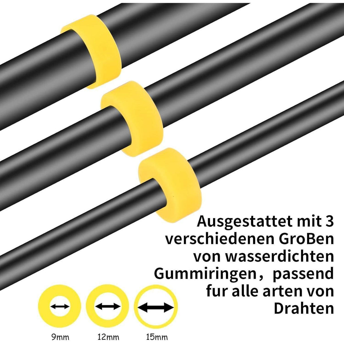 2x IP68 Wasserdichte Anschlussdose für Außenkabel