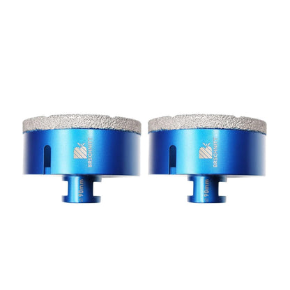 Diamant Fliesenbohrer 90mm 2 Stück M14 für Winkelschleifer