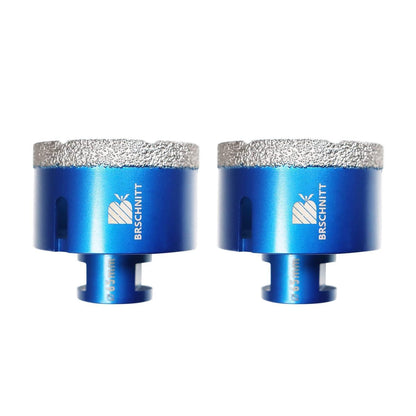 Diamant Fliesenbohrer 65mm M14 2 Stück für Winkelschleifer