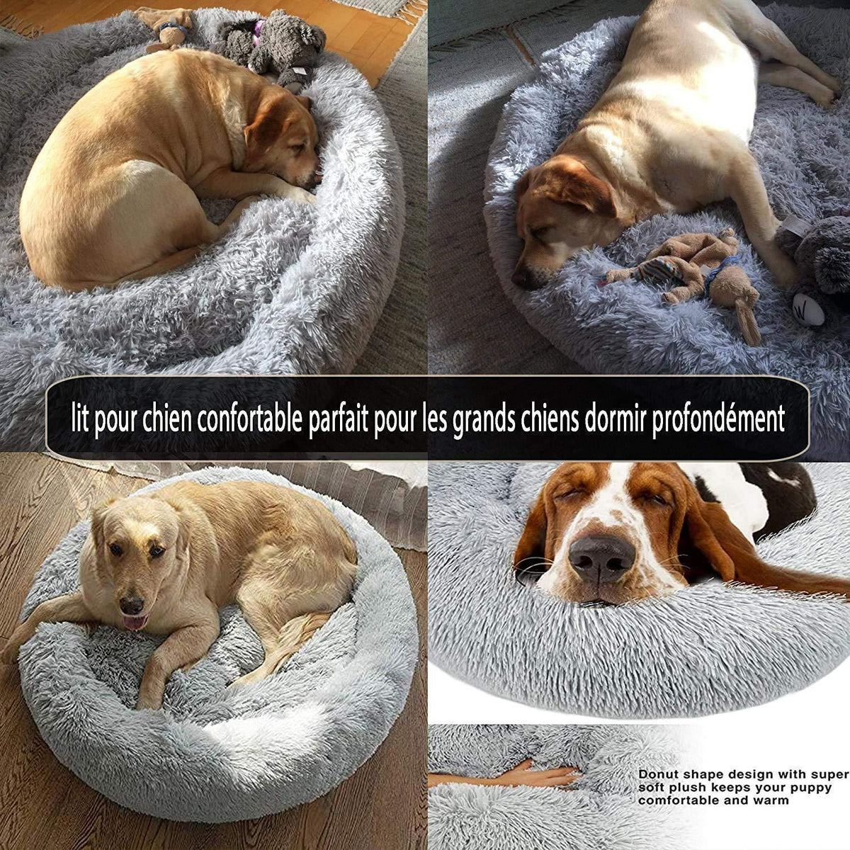 Orthopädisches Hundebett XXL – Waschbar & Kuschelig