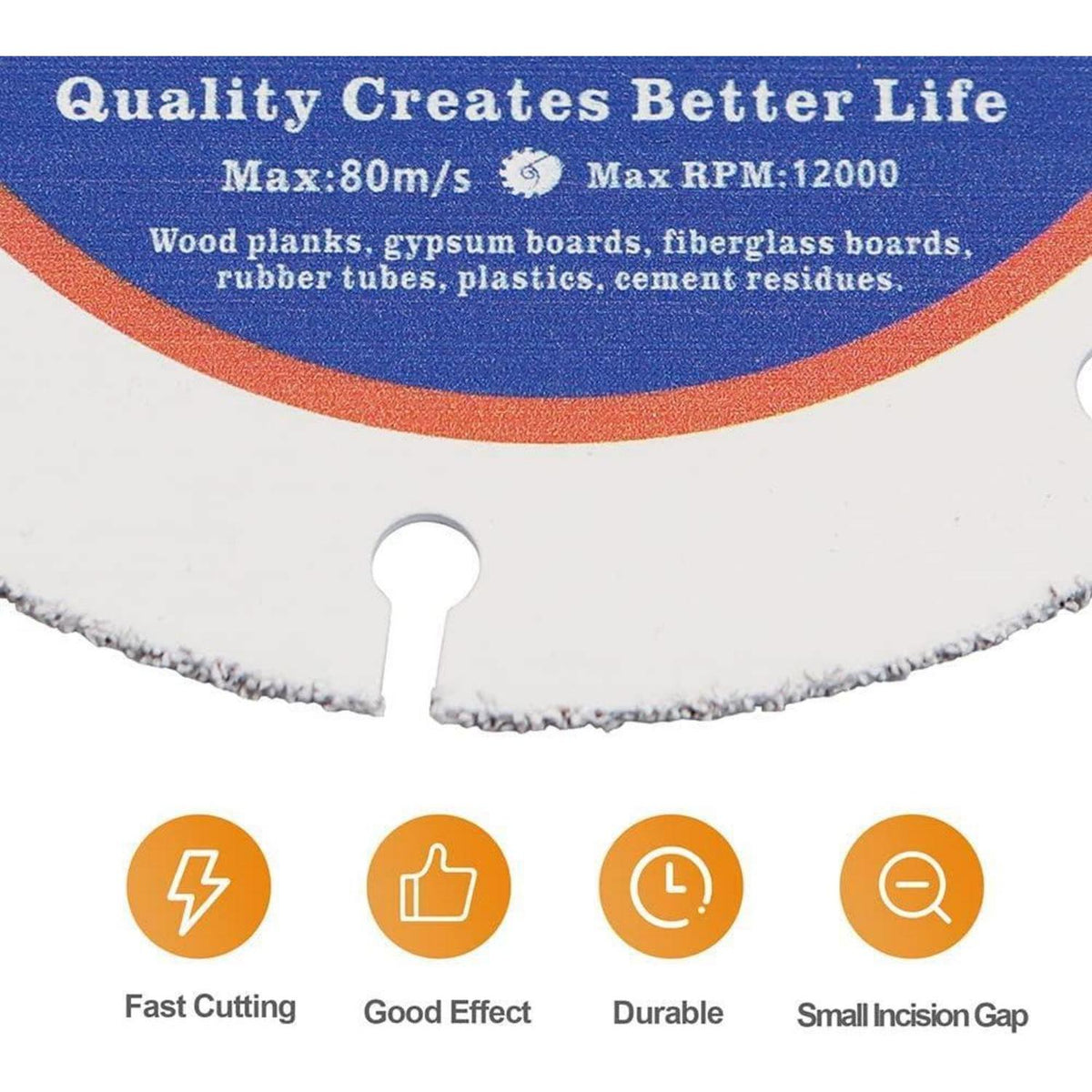 10x 125mm Multi-Sägeblatt für Winkelschleifer & Kreissägen