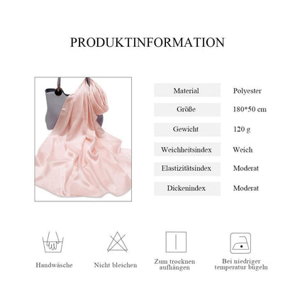 Festlicher Stola Schal aus Satin Chiffon für Damen