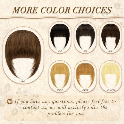 Remy Echthaar Pony Clip-In – Französisch, Wispy & Natürliche Farbe