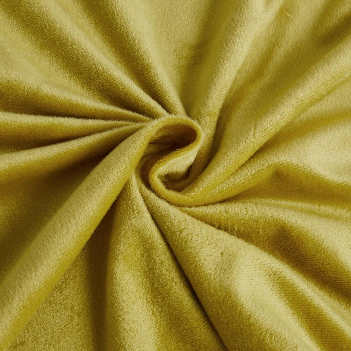 Fleece Bettwäsche Set 135x200 - Warm & Flauschig Gelb-Grau