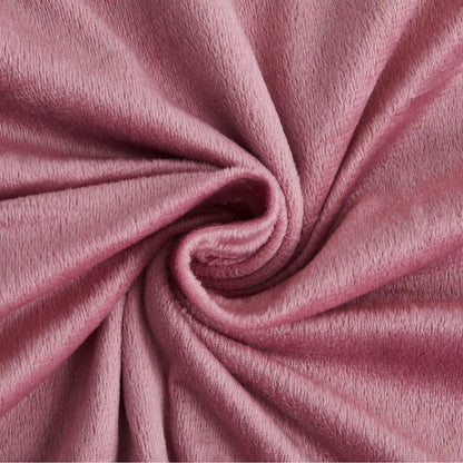Flauschige Winterbettwäsche 135x200 - 4-teilig Rosa/Grau