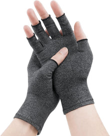 Kompressionshandschuhe für Arthritis & Schmerzlinderung, grau, Größe M