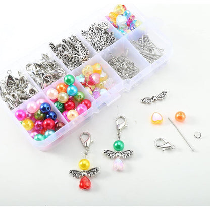 50x Schutzengel Schlüsselanhänger DIY Set zum Verschenken